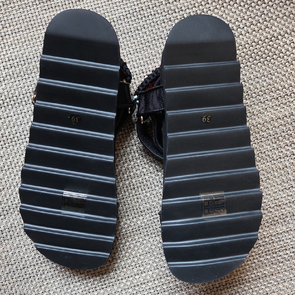Sandro crochet-knit lug sandals - Picture 6 of 9